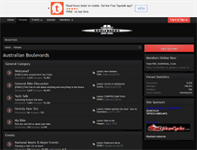 Tablet Screenshot of ozboulevards.com